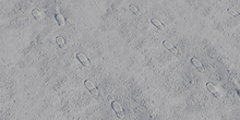 Moon Footprints 02 - clay