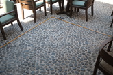 Multicolored Pebble Floor - reference