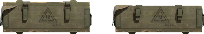 Old Military Crate - orth_front