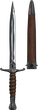 Ornate Medieval Dagger - orth_front