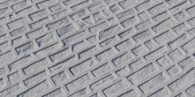 Patterned Plaster Wall - clay