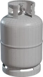 Propane Tank - clay