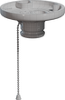 Pull Chain Light Socket - clay