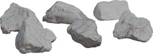 Rock Moss Set 01 - clay