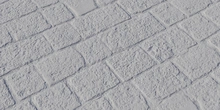 Rock Tile Floor - clay