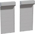Rollershutter Door - clay