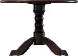Round Wooden Table 01 - orth_side