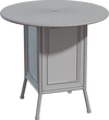 Round Wooden Table 02 - clay