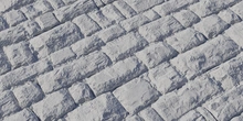 Rustic Stone Wall - clay