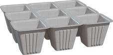 Seedling Tray 01 - clay