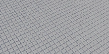 Square Brick Paving - clay