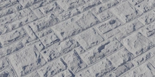 Stone Brick Wall 001 - clay