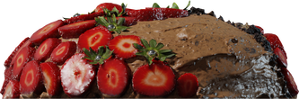 Strawberry Chocolate Cake - orth_side