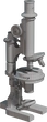 Vintage Microscope - clay