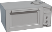 Vintage Microwave - clay