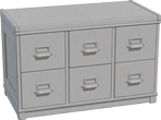 Vintage Wooden Drawer 01 - clay