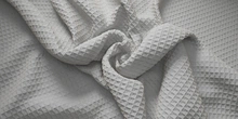 Waffle Pique Cotton - clay
