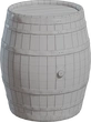 Wine Barrel 01 - clay