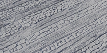 Wood Stone Pathway - clay