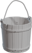 Wooden Bucket 01 - clay