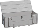 Wooden Military Crate - clay