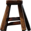 Wooden Stool 02 - orth_side