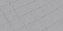 Worn Tile Floor - clay