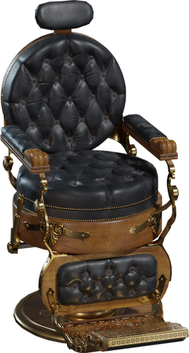 Barber Shop Chair 01 — free furniture CC0 3D model