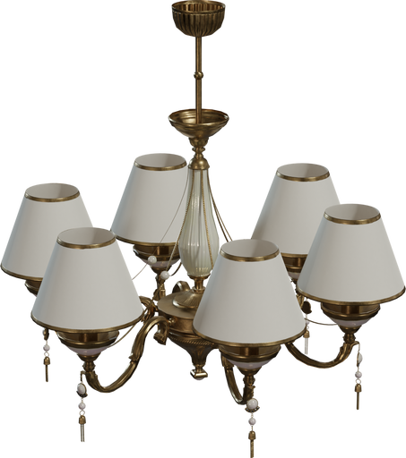 Chandelier 01 — free lighting CC0 3D model