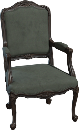 Green Chair 01 — free furniture CC0 3D model