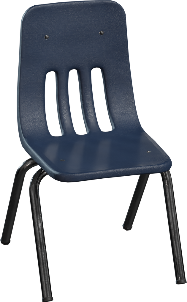 School Chair 01 Model • Poly Haven