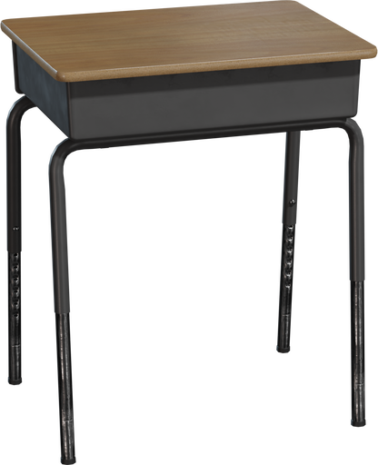 School Desk 01 — free furniture CC0 3D model