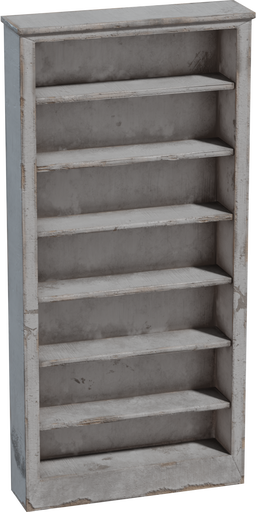 Shelf 01 — free furniture CC0 3D model