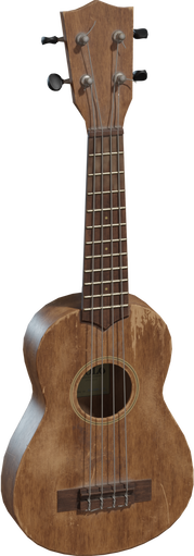 Ukulele 01 — free props CC0 3D model