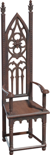 Wooden Chair 01 — free furniture CC0 3D model