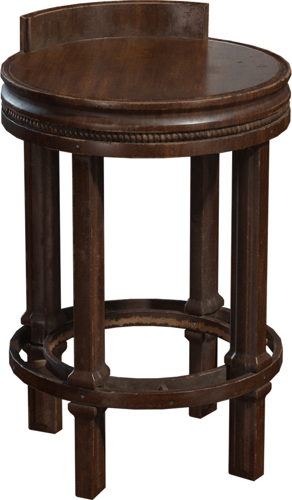 Bar Chair Round 01 — free furniture CC0 3D model, rendered preview