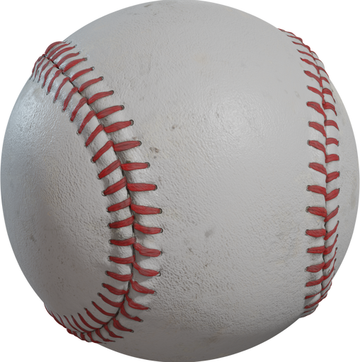 Baseball 01 — free props CC0 3D model
