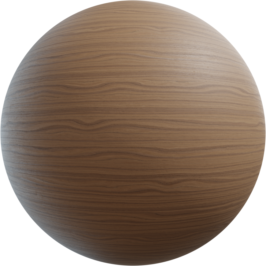 黑胡桃木饰面 02 · PBR材质(Black Walnut Veneer 02)
