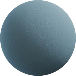 Blue Plaster Wall