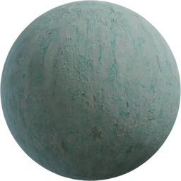 Blue Plaster Weathered