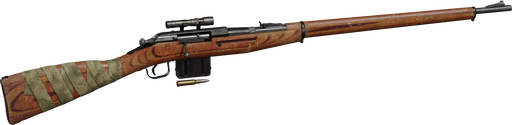 Bolt Action Rifle 7.62 — free props CC0 3D model