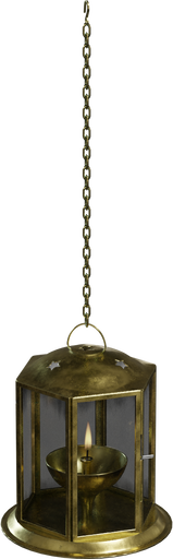 Brass Diya Lantern — free decorative CC0 3D model