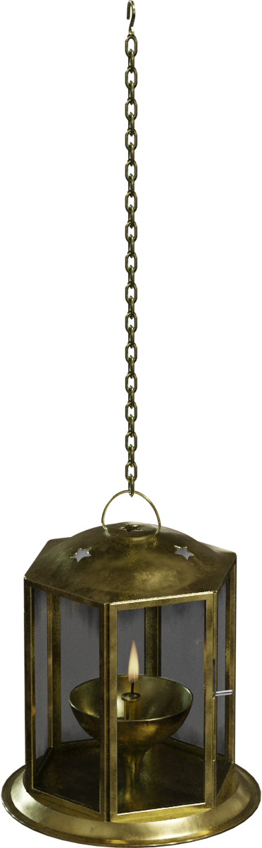 黄铜 Diya 提灯 · 模型(Brass Diya Lantern)