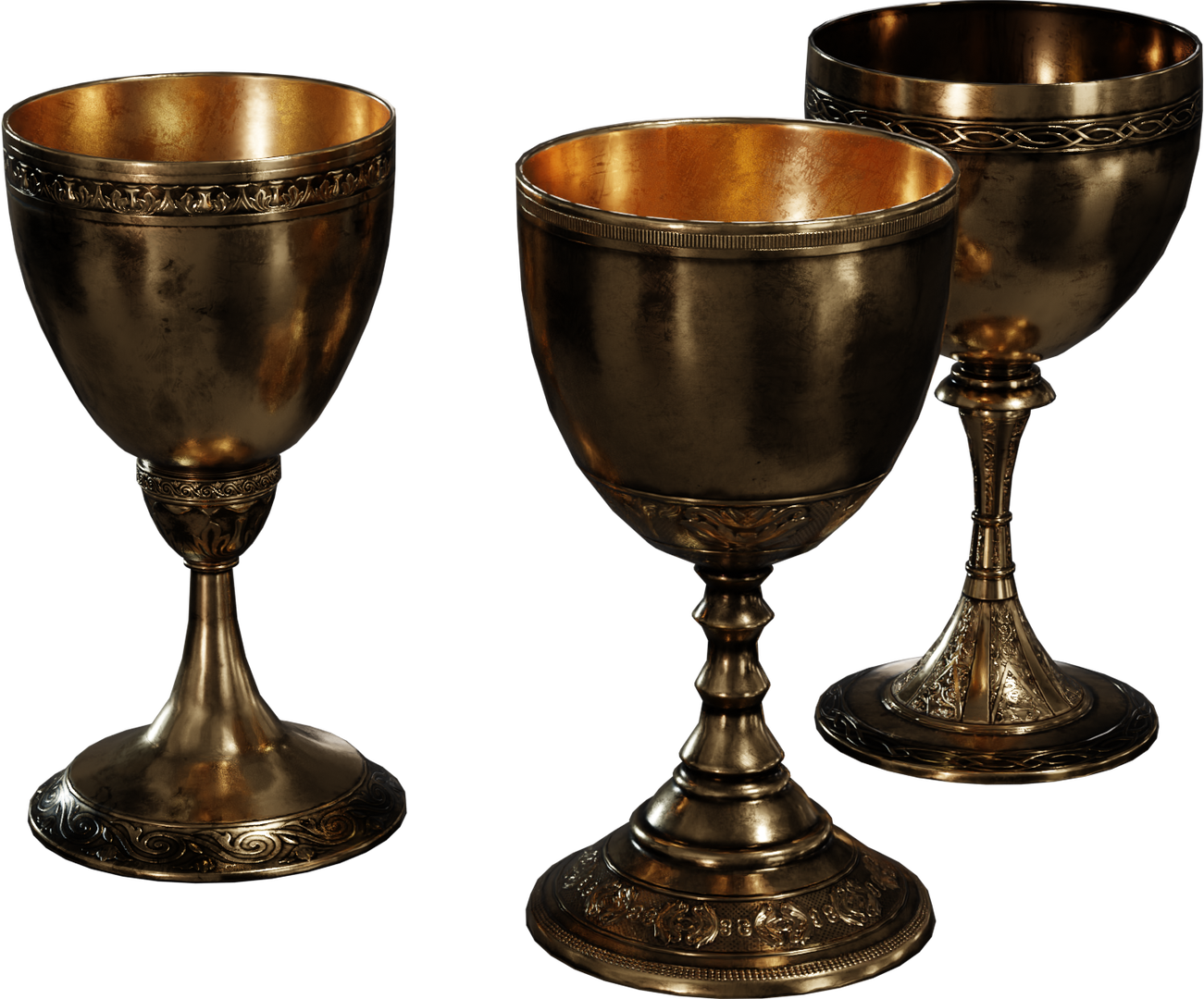 Brass Goblets