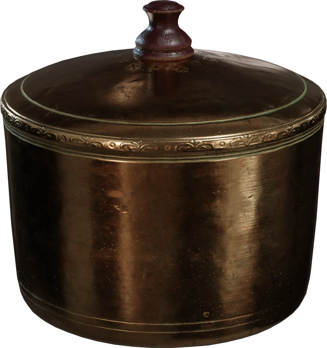 黄铜罐 01 · 模型（Brass Pot 01）