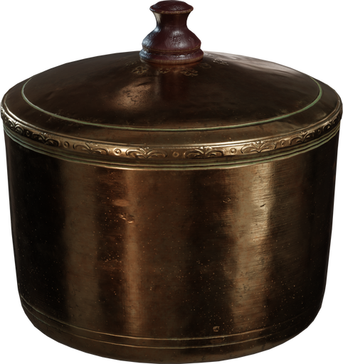 Brass Pot 01 — free props CC0 3D model