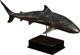 Bronze Shark Statue