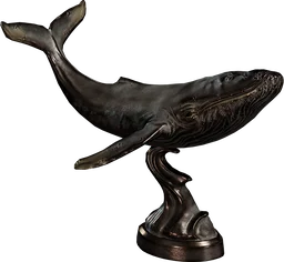 Bronze Whale Statue