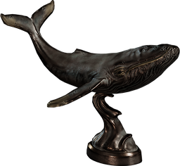 Bronze Whale Statue 预览图
