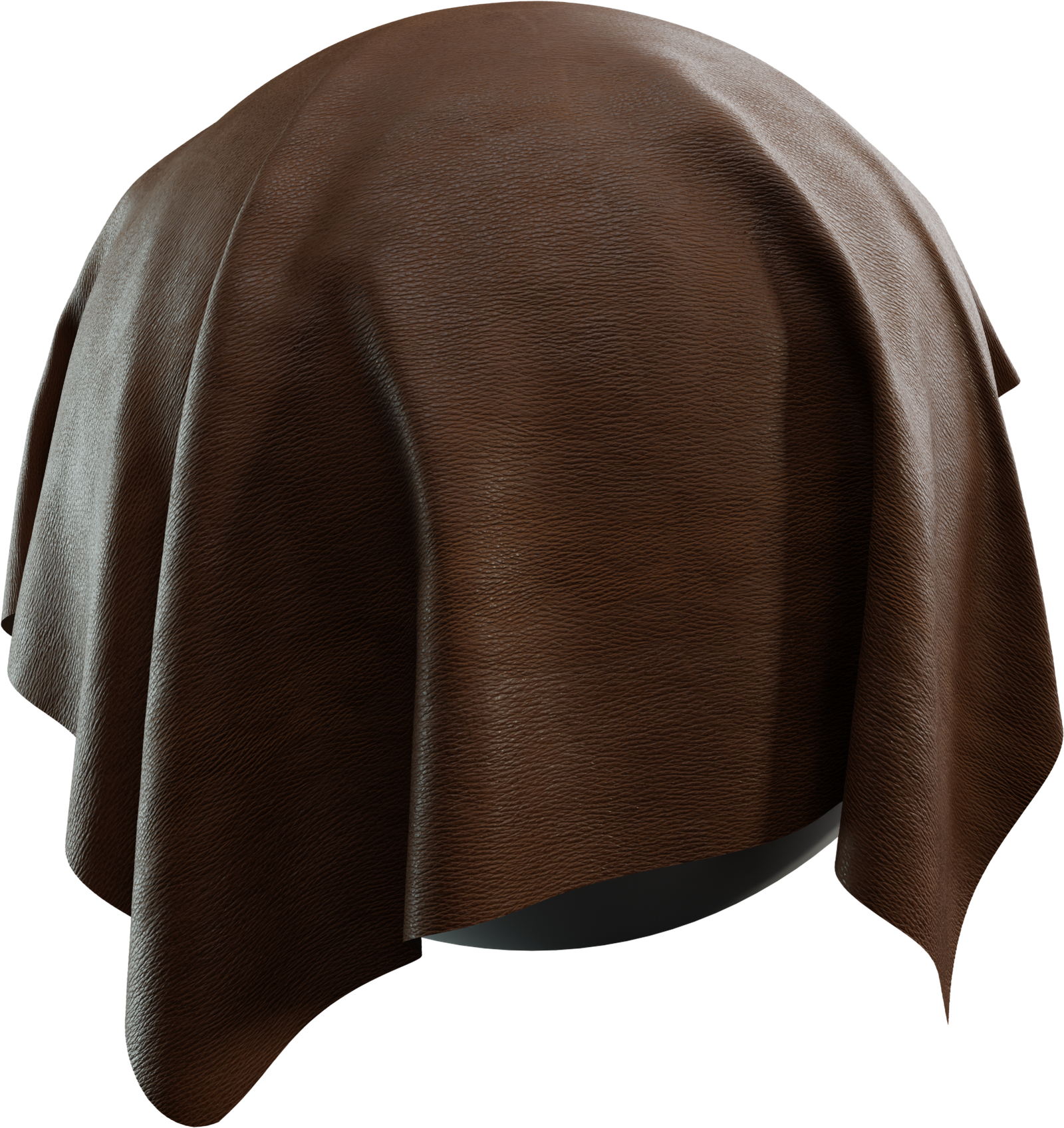 棕色皮革 · PBR材质(Brown Leather)